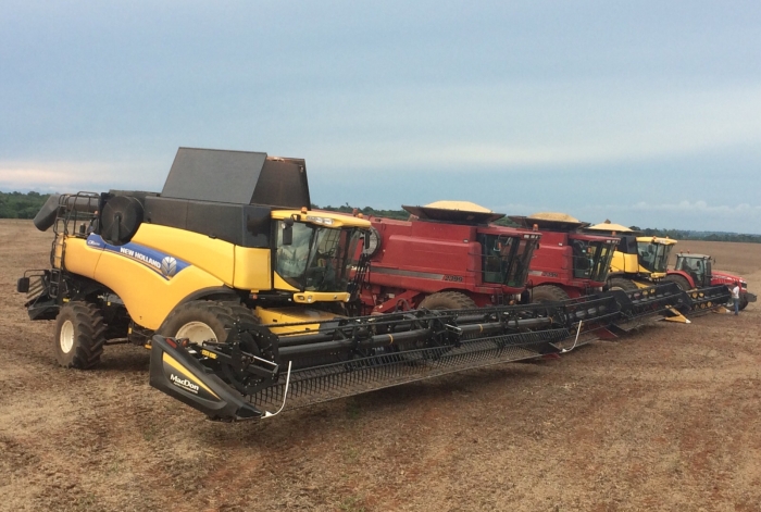 Imagem do dia - Iniciando a colheita de soja em San Cristóbal (PY)