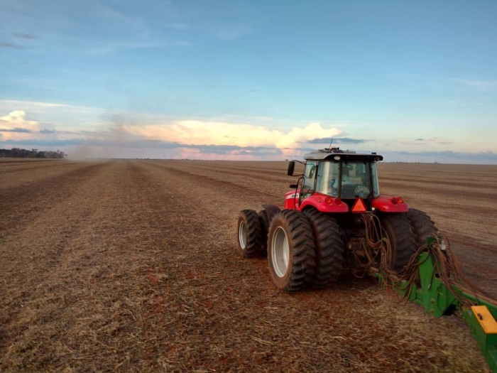 Imagem do dia - Plantio do milho safrinha em Porto dos Gaúchos (MT), do produtor Jean Michel Bordignon