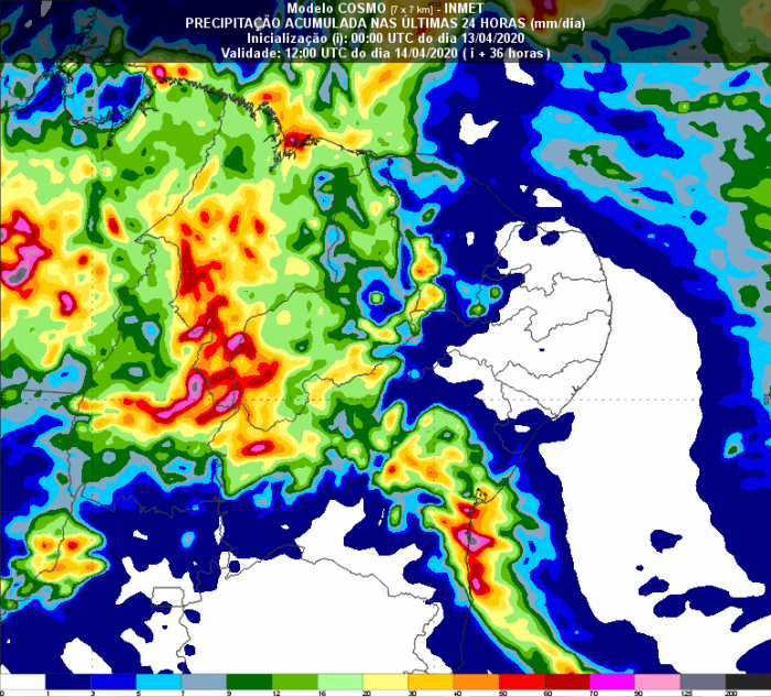Nordeste - Inmet 13/04