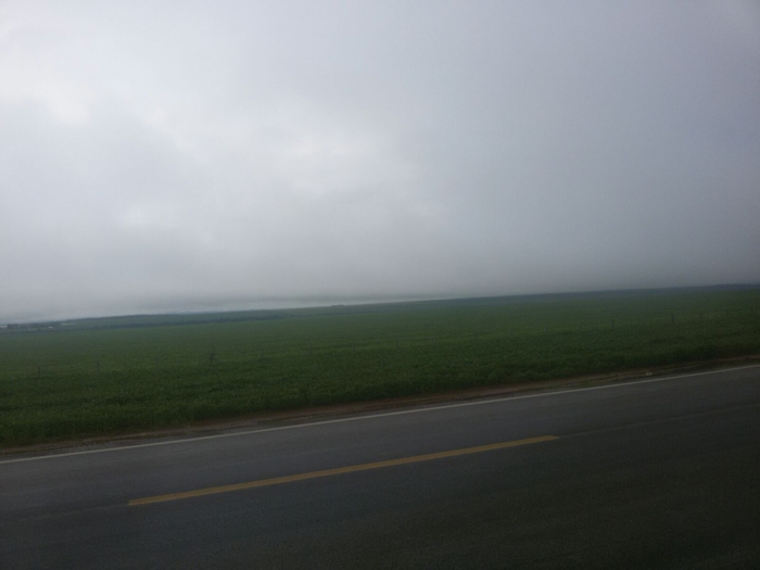 Chuvas em Nova Mutum (MT). Imagem enviada por Carla Mendes e Fernanda Custódio, da equipe do Notícias Agrícolas