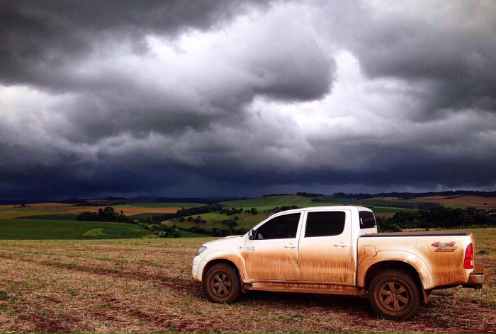 Imagem do dia - Chuvas em São Domingos (SC). Enviado por Carlos Ari Bortoli