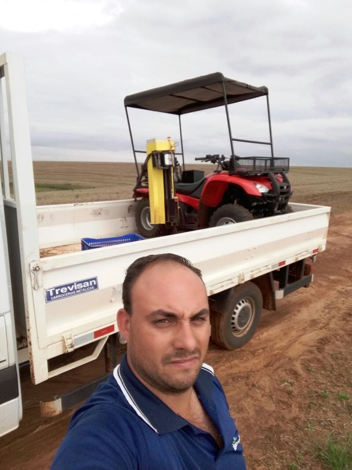 Imagem do dia - Agricultura de precisão em Panambi (RS). Enviado pelo Técnico Agrícola Paulo Moreira