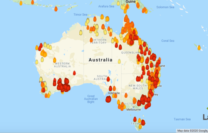 incendios australia