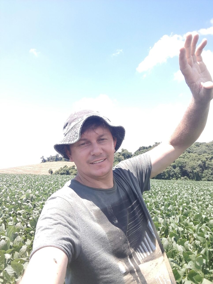 Imagem do dia - Lavoura de soja em Nonoai (RS), do produtor Marcos Tremea