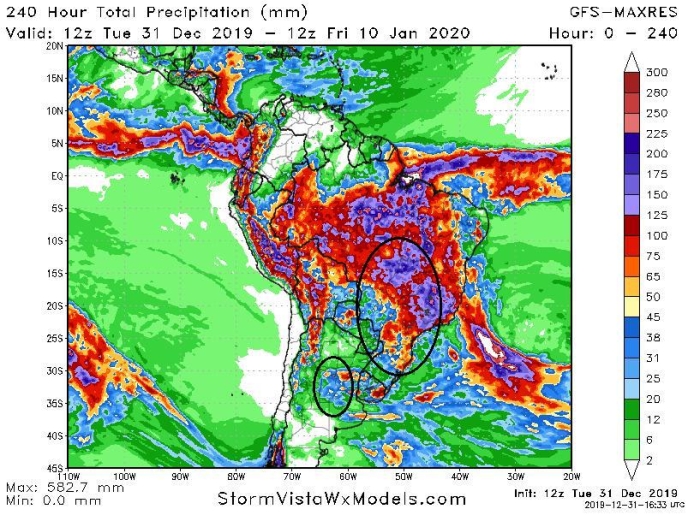 mapa de precipitação