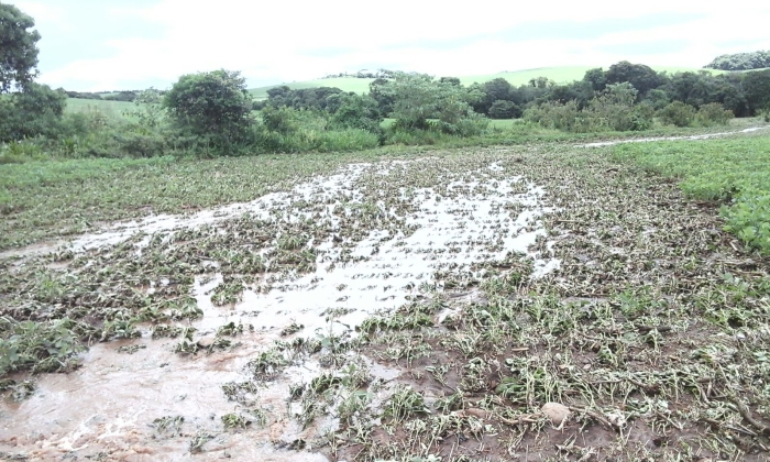 Imagem do dia - Estragos causados pelas chuvas em Mangueirinha (PR), do produtor Marcelo Calgaro