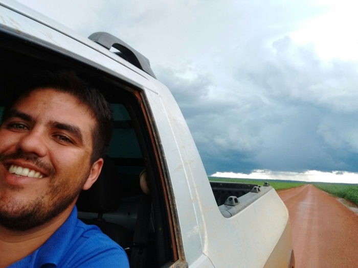 Imagem do dia - Chuvas em Dom Eliseu (PA). Enviado pelo Engenheiro Agrônomo Bruno Alves