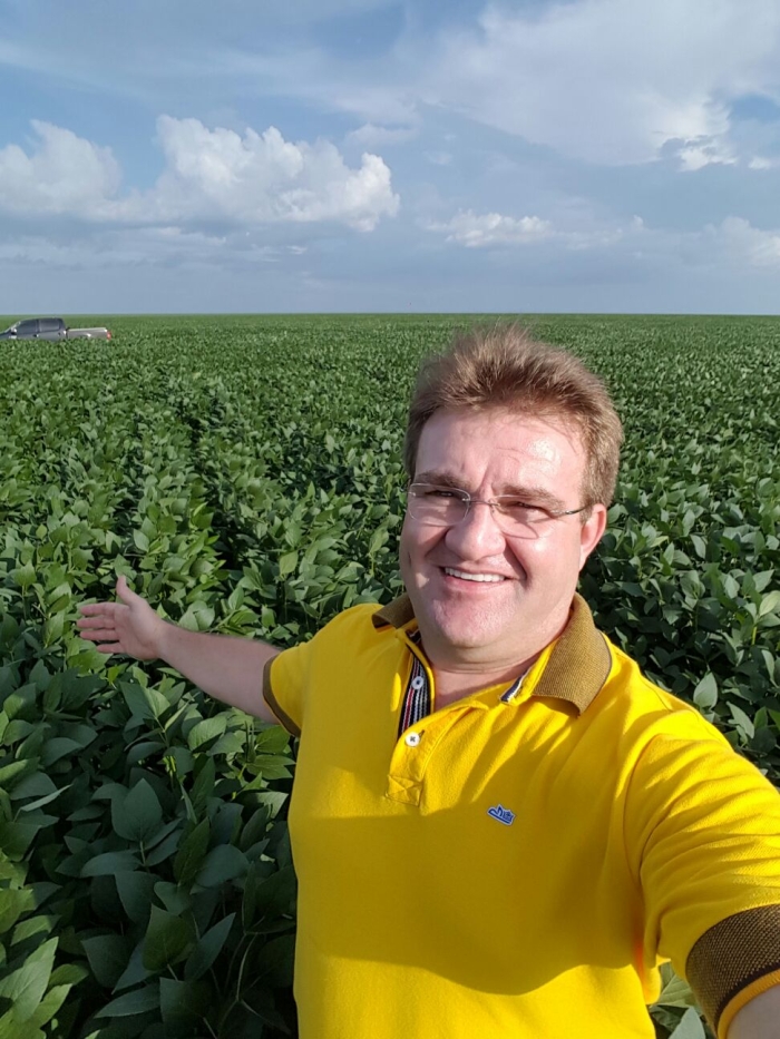 Imagem do dia - Lavoura de soja em Campos de Júlio (MT), do produtor Raijan Mascarello