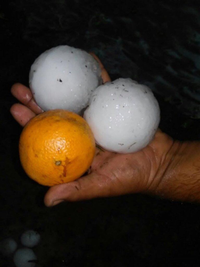 Granizo em Córdoba, na Argentina