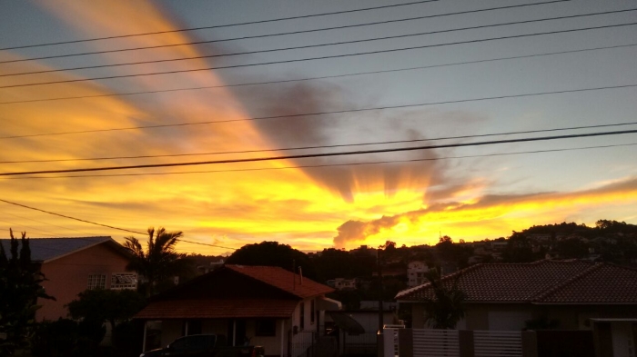 Imagem do dia - Final de tarde em Coronel Vivida (PR)