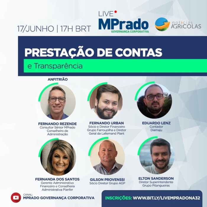 live prestação de contas