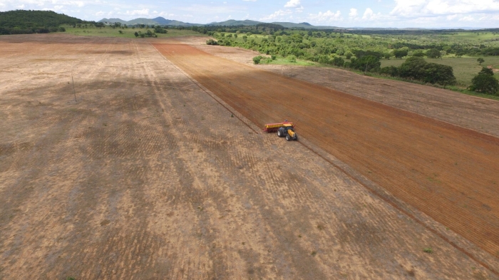 Imagem do dia - Plantio de soja em Uruaçu (TO). Imagem de Marcos Zica