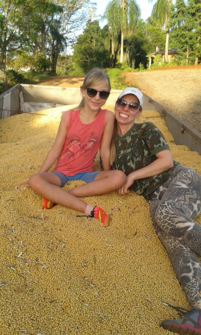 Imagem do dia - Colheita da soja em Fortaleza dos Valos (RS), da Família Ebert