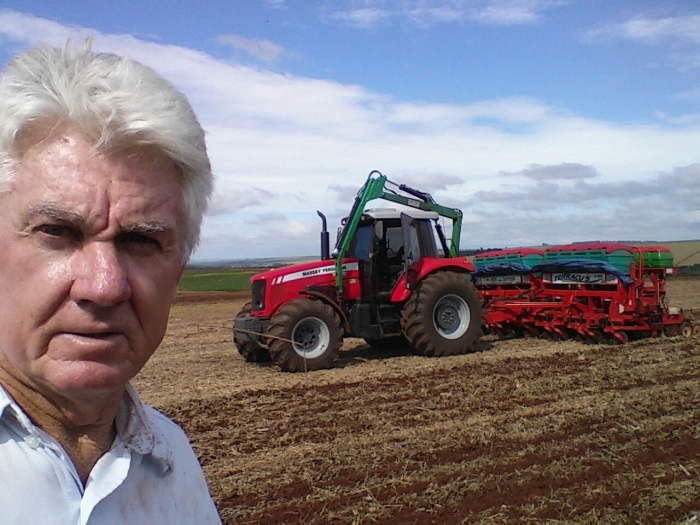 Imagem do dia - Plantio de milho safrinha em Nova Esperança (PR), do produtor Alcindo Boatto