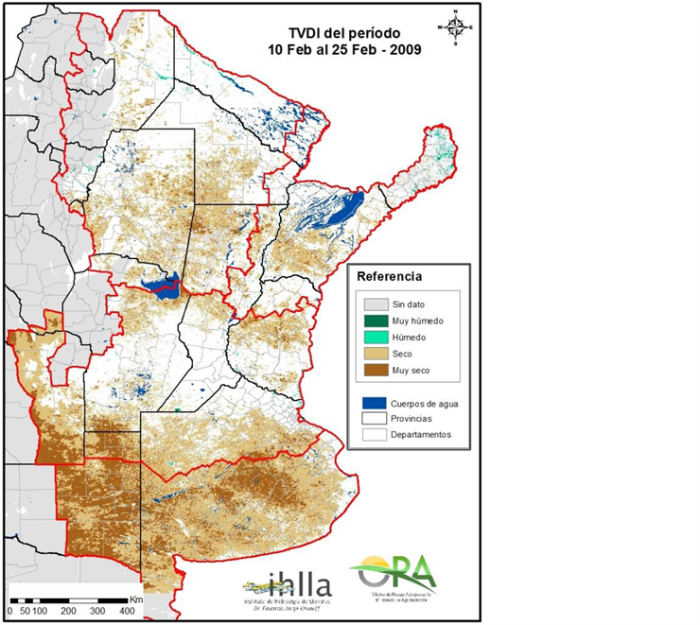 Seca na Argentina em 2009