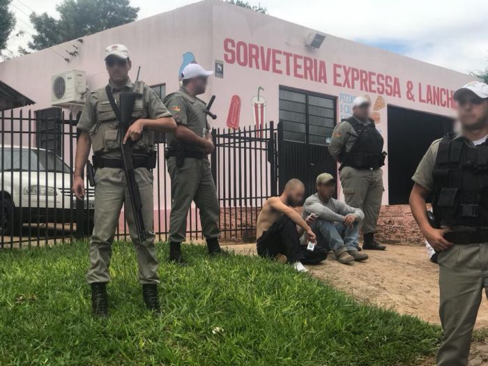 Detidos em Cruz Alta/RS