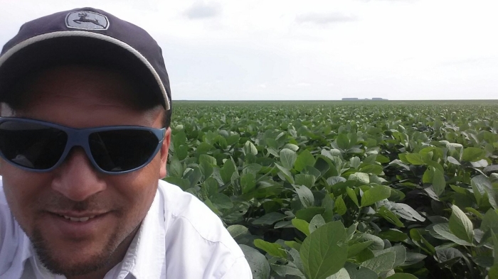 Imagem do dia - Lavoura de soja em Sapezal (MT), na fazenda Buriti, do produtor Rodolfo Domingues Farias