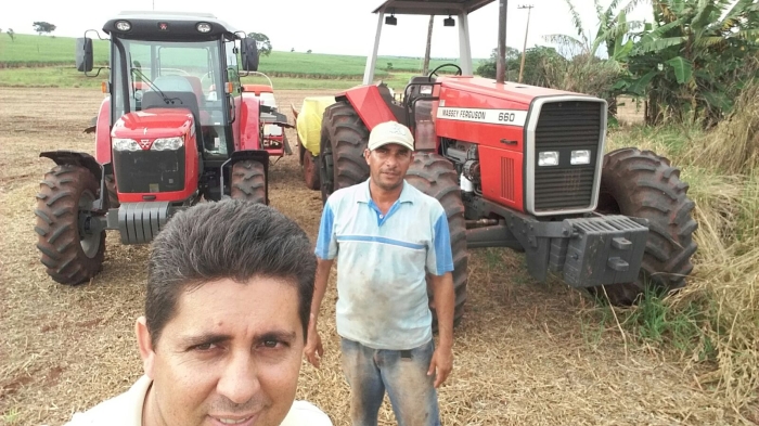 Imagem do dia - Plantio de sorgo em Mesópolis (SP), do produtor Edivaldo de Jesus Manttuy
