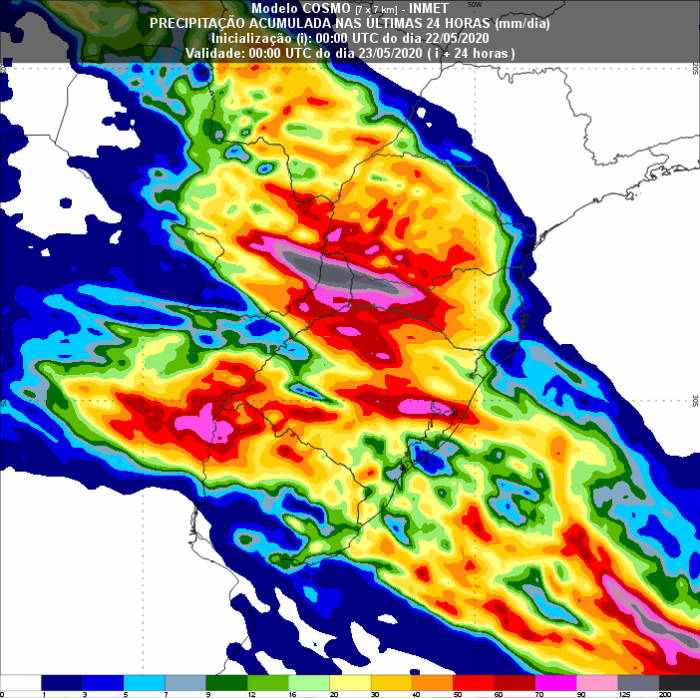 Chuvas no Sul - Inmet - 2205