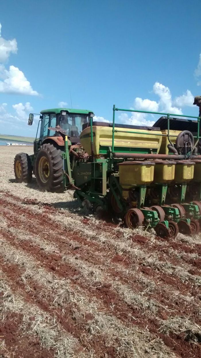 Imagem do dia - Plantio de milho safrinha em Pimenta (MG), na Fazenda Sonho Meu
