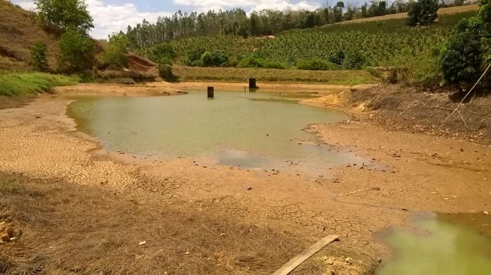 Imagem do dia - Reservatório de água em São Gabriel da Palha (ES). Enviado por Wesley Junior Loss