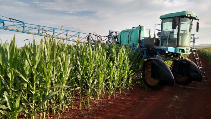 Imagem do dia - Segunda aplicação de fungicida em Palotina (PR). Enviado pelo Técnico Agropecuário Tiago Weber Land