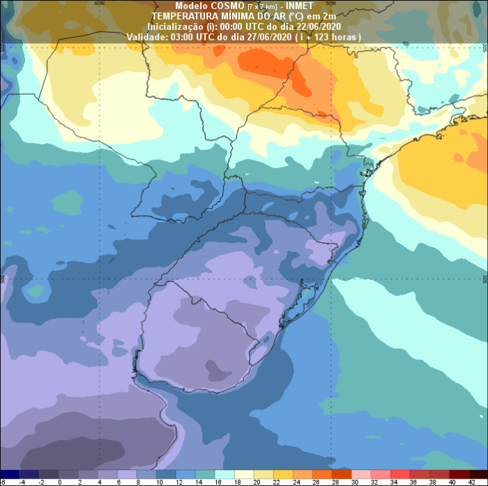 Temperatura - Inmet - final da semana - 2206