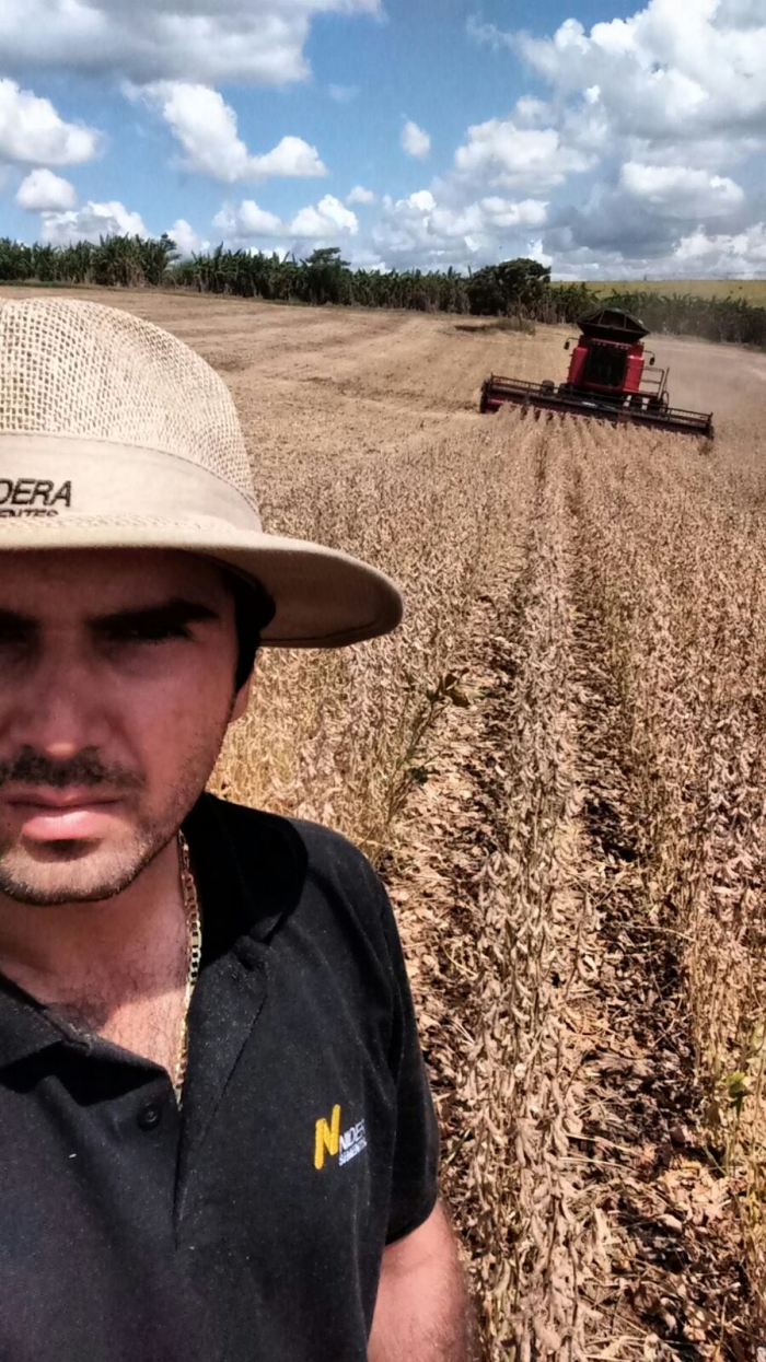 Imagem do dia - Lavoura de soja em Paracatu (MG). Enviado pelo Engenheiro Agrônomo Luiz Neto
