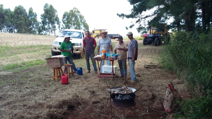Imagem do dia - Intervalo para o almoço na Fazenda Santa Eliza  em Santa Maria do Oeste (PR)