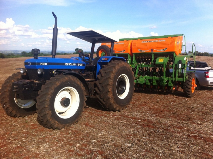 Imagem do dia - Plantio de nabo forrageiro em Pérola DOeste (PR), do produtor Lino De Conti