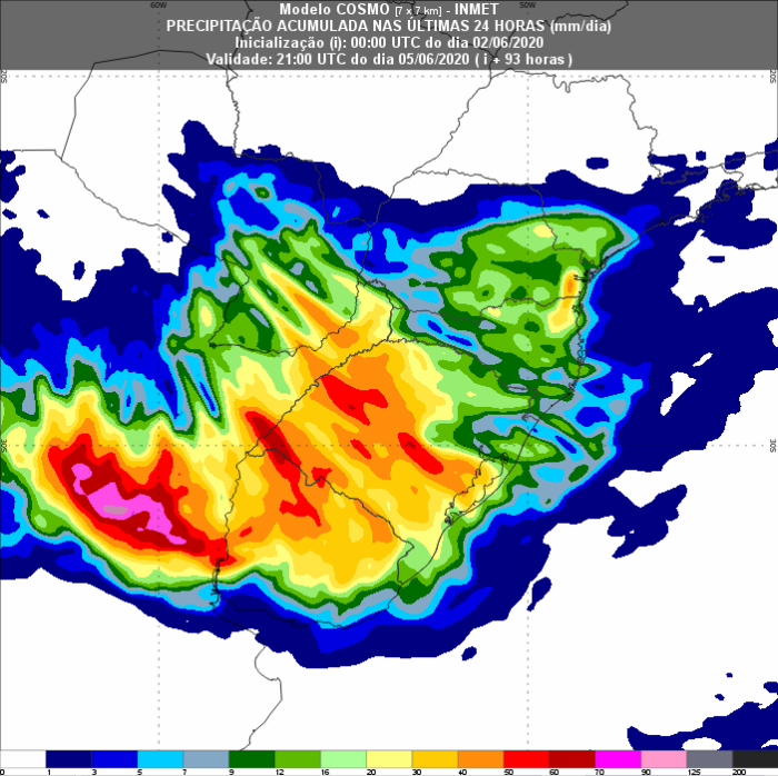 Previsão sul - Inmet - 0206