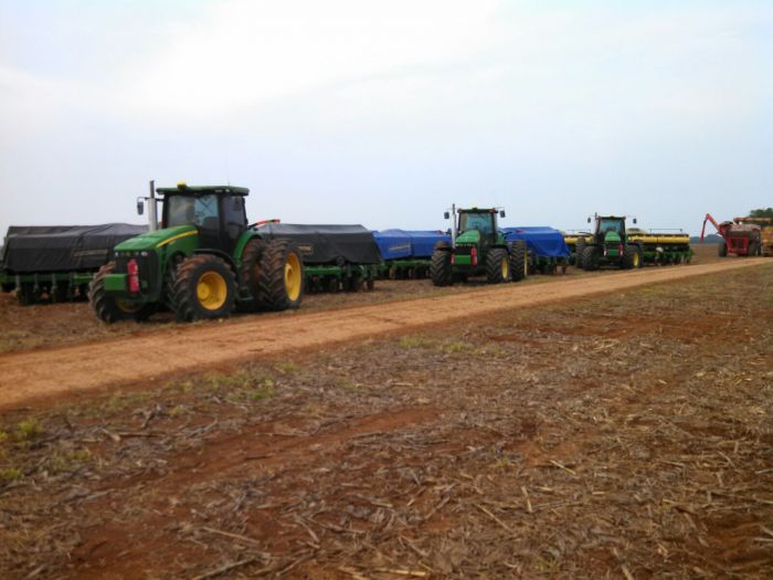 Imagem do dia - Plantio de soja em Vilhena (RO). Enviado por Anderson Zangeroli