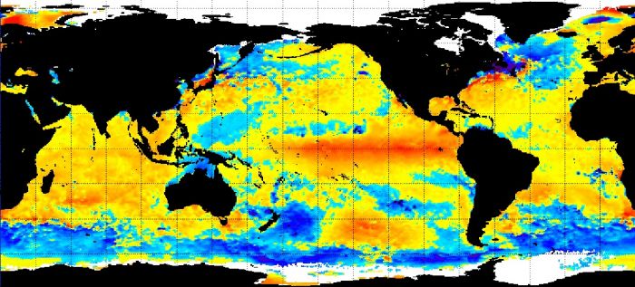 El Niño em 4 de janeiro - Fonte: NOAA
